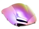 Kawasaki Ninja Zx-6R Zx636 Iridium Rainbow Double Bubble Windscreen Shield 1998-1999